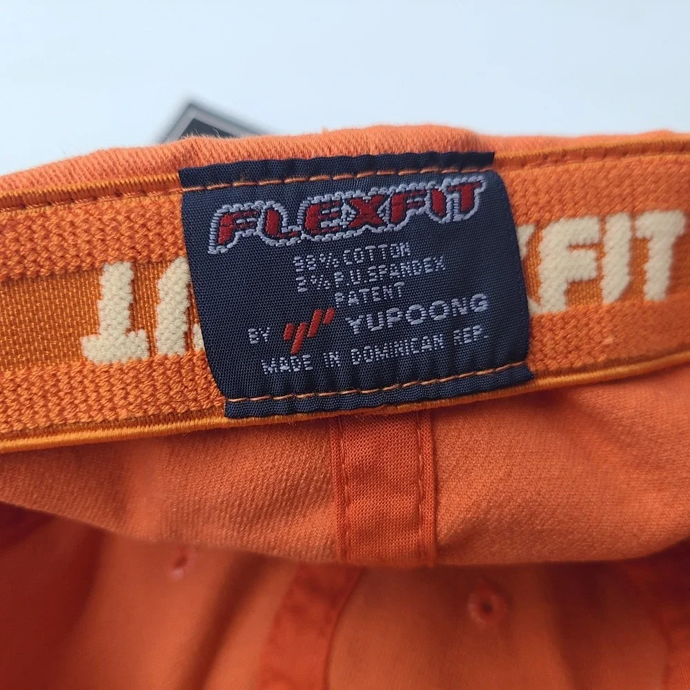 Vintage‎ After The Sunset Movie Promo Hat Flex Fitted 2004 Action Comedy Orange